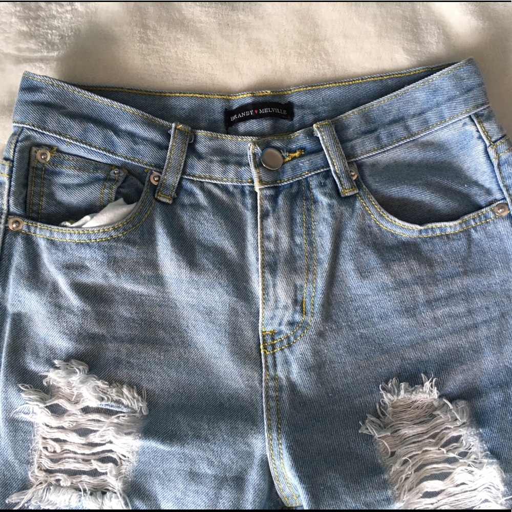 Brandy Melville ripped jeans